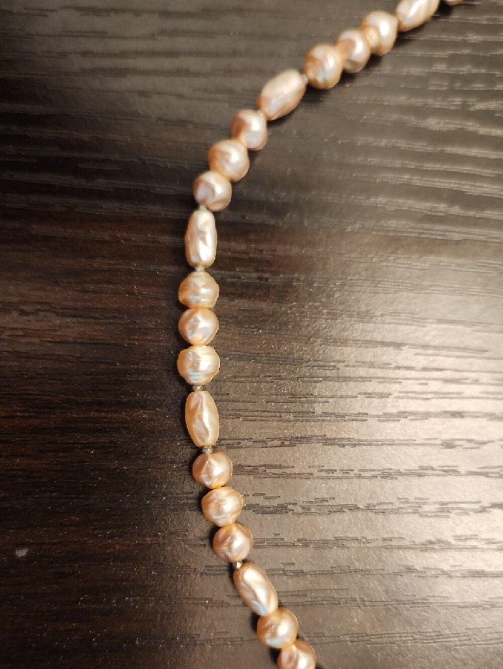 Miriam Haskell Champagne Costume Pearl Choker - Picture 4 of 6